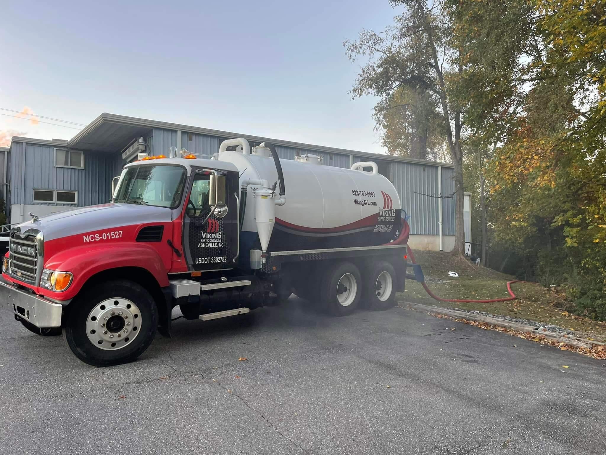 Septic Tank Cleaning Asheville NC Septic tank cleaning truck